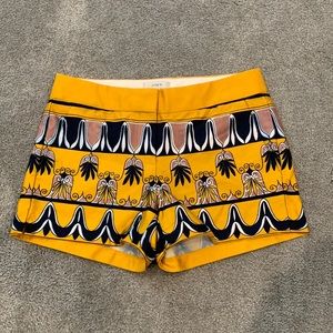 J crew Scroll Shorts size 00